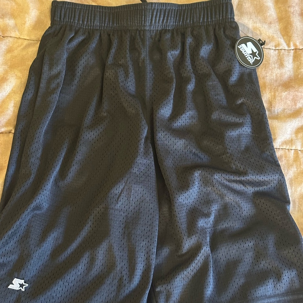STARTER Kids Black Mesh Shorts
